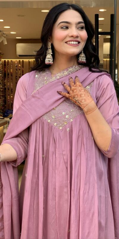 MF 819 Lavender Color Cotton Silk Salwar Suit with Mirror Work. Affordable Price ₹1699. Delivery 4-6 Working Days. Shop now. | Casual Suits, Jump Suits, Creative suits, Designer Suits, Palazzo Suits, Party Wear Suits, Patiala Suits, Salwar suit, Straight Suits