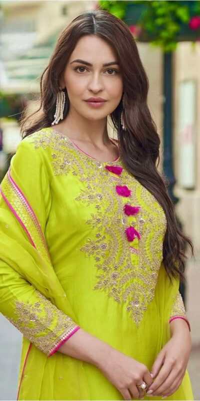 ST 233 Lime Yellow in Color Embroidery Work Salwar Suit Faux Georgette. Get it for ₹2049. Delivery 4-6 Working Days. Shop now. | Casual Suits, Jump Suits, Tops & Bottoms, Track Suits, Trendy Wear, Creative suits, Designer Suits, Palazzo Suits, Party Wear Suits, Patiala Suits, Salwar suit, Straight Suits