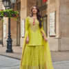 FC Sayuuri 5595 Lime Yellow Georgette Salwar Suit with Embroidery Work & Lace Work. Special Price ₹3149. Delivery 4-6 Working Days. Shop now. | Casual Suits, Jump Suits, Tops & Bottoms, Track Suits, Trendy Wear, Creative suits, Designer Suits, Palazzo Suits, Party Wear Suits, Patiala Suits, Salwar suit, Straight Suits