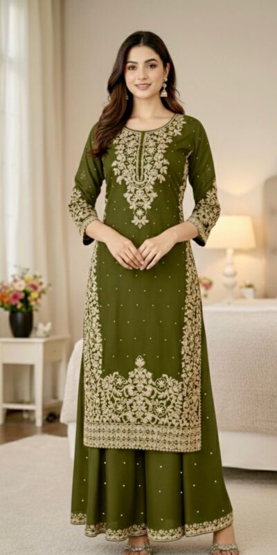 SSR 535 Mahendi in Organza Silk Embroidery Work Salwar Suit . Available at ₹2399 only. Delivery 4-6 Working Days. Shop now. | Casual Suits, Jump Suits, Tops & Bottoms, Track Suits, Trendy Wear, Creative suits, Designer Suits, Palazzo Suits, Party Wear Suits, Patiala Suits, Salwar suit, Straight Suits