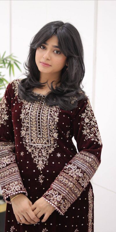 BE 422 Maroon with Embroidery Work Velvet Salwar Suit . Wedding, Party, Festive, Events, Grab it for ₹2099. Delivery 4-6 Working Days. Shop now. | Casual Suits, Jump Suits, Tops & Bottoms, Track Suits, Trendy Wear, Creative suits, Designer Suits, Palazzo Suits, Party Wear Suits, Patiala Suits, Salwar suit, Straight Suits