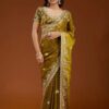 E BT 438 Mustard in Fandy Satin Silk mbroidery Work & Zari Work Saree. Special Price ₹1949. Delivery 4-6 Working Days. Shop now. | Creative Sarees, Embroidered Sarees, Bollywood Sarees, Designer Sarees, Ethnic Saree, Modern Digital sarees, Party Wear Sarees, Sarees