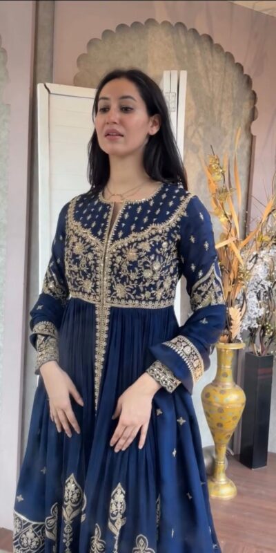 KD 1554 Navy Blue Faux Georgette Salwar Suit with Designer Work. Affordable Price ₹2549. Delivery 4-6 Working Days. Shop now. | Casual Suits, Jump Suits, Tops & Bottoms, Track Suits, Trendy Wear, Creative suits, Designer Suits, Palazzo Suits, Party Wear Suits, Patiala Suits, Salwar suit, Straight Suits