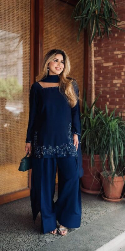 ZF 420 Navy Blue in Natural Crep Silk Embroidery Work Salwar Suit . Exclusive Offer ₹1899. Delivery 4-6 Working Days. Shop now. | Casual Suits, Jump Suits, Tops & Bottoms, Track Suits, Trendy Wear, Creative suits, Designer Suits, Palazzo Suits, Party Wear Suits, Patiala Suits, Salwar suit, Straight Suits