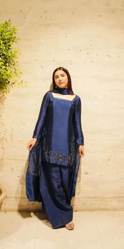 ZF 420 Navy Blue in Natural Crep Silk Embroidery Work Salwar Suit . Exclusive Offer ₹1899. Delivery 4-6 Working Days. Shop now. | Casual Suits, Jump Suits, Tops & Bottoms, Track Suits, Trendy Wear, Creative suits, Designer Suits, Palazzo Suits, Party Wear Suits, Patiala Suits, Salwar suit, Straight Suits