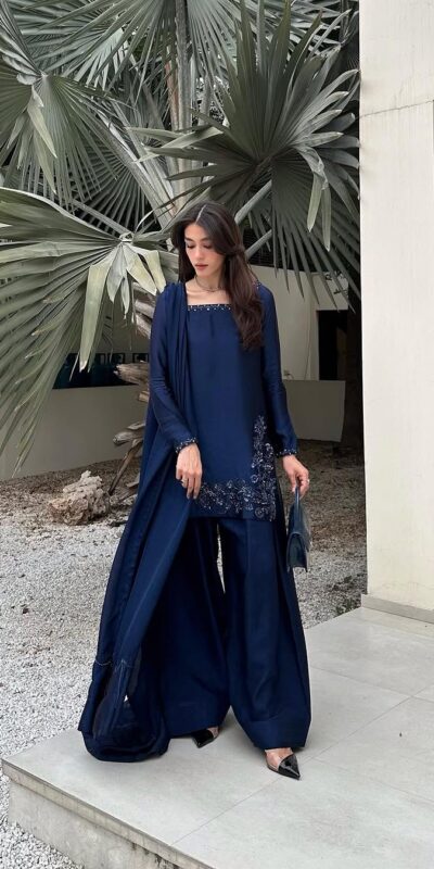 ZF 420 Navy Blue in Natural Crep Silk Embroidery Work Salwar Suit . Exclusive Offer ₹1899. Delivery 4-6 Working Days. Shop now. | Casual Suits, Jump Suits, Tops & Bottoms, Track Suits, Trendy Wear, Creative suits, Designer Suits, Palazzo Suits, Party Wear Suits, Patiala Suits, Salwar suit, Straight Suits