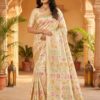 MS 546 Off White in Color Banarasi Silk Zari Work All Over Saree . Available at ₹1649 only. Delivery 4-6 Working Days. Shop now. | Creative Sarees, Embroidered Sarees, Bollywood Sarees, Designer Sarees, Ethnic Saree, Modern Digital sarees, Party Wear Sarees, Sarees
