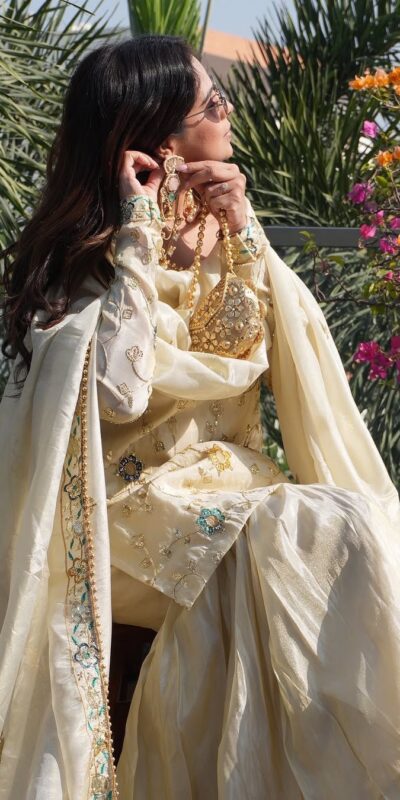 ZSR 3155 Off White Chinnon Salwar Suit Perfect for Wedding, Party, Durga Puja, Reception, Onam – . Grab it for ₹1999. Delivery 4-6 Working Days. | Casual Suits, Jump Suits, Tops & Bottoms, Track Suits, Trendy Wear, Creative suits, Designer Suits, Palazzo Suits, Party Wear Suits, Patiala Suits, Salwar suit, Straight Suits