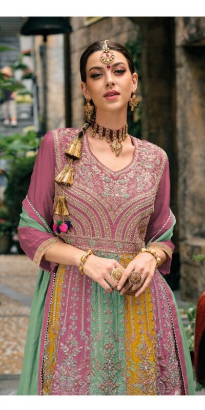 DS Ebaa 1608 Onion Chinon Salwar Suit Perfect for Wedding, Party, Diwali, Eid, Cultural Events – . Exclusive Offer ₹2999. Delivery 4-6 Working Days. | Jump Suits, Tops & Bottoms, Track Suits, Salwar suit, Casual Suits, Creative suits, Designer Suits, Palazzo Suits, Party Wear Suits, Patiala Suits, Straight Suits, Trendy Wear