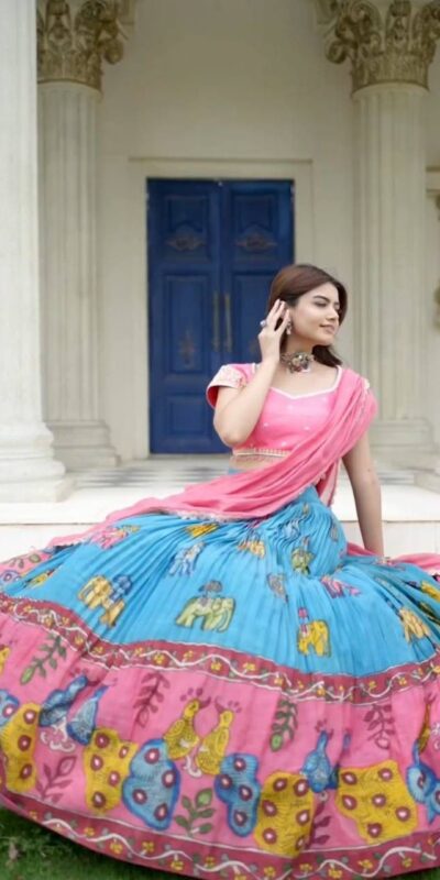 PC 436 Peach Fox Georgette Lehenga Choli Perfect for Wedding, Party, Ethnic Day, Family Gatherings, Bridal Wear – . Exclusive Offer ₹2140. Delivery 4- | Lehenga, Bollywood Lehenga, Creative Lehenga, Designer Lehenga, Embroidered Lehenga, Party Wear Lehenga