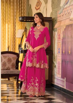 KD 1542 Pink in Color Faux Georgette Thread Embroidery Salwar Suit . Festive Deal ₹2399. Delivery 4-6 Working Days. Shop now. | Jump Suits, Tops & Bottoms, Track Suits, Salwar suit, Casual Suits, Creative suits, Designer Suits, Palazzo Suits, Party Wear Suits, Patiala Suits, Straight Suits, Trendy Wear