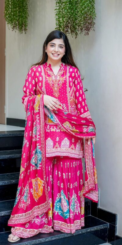 BE 427 Pink French Crape Salwar Suit Perfect for Wedding, Party, Temple Visit, Sangeet, Holi – . Now at just ₹1899. Delivery 4-6 Working Days. Shop now | Casual Suits, Jump Suits, Tops & Bottoms, Track Suits, Trendy Wear, Creative suits, Designer Suits, Palazzo Suits, Party Wear Suits, Patiala Suits, Salwar suit, Straight Suits