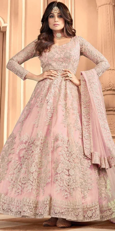 FC 8356 Pink in Color Heavy Net Embroidery Work Salwar Suit . Wedding, Party, Festive, Events, Special Price ₹3199. Delivery 4-6 Working Days. Shop now. | Casual Suits, Jump Suits, Tops & Bottoms, Track Suits, Trendy Wear, Creative suits, Designer Suits, Palazzo Suits, Party Wear Suits, Patiala Suits, Salwar suit, Straight Suits