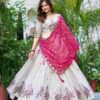 Ram 102 Pink Color Pure Tissue silk Lehenga Choli with Embroidery Work. Grab it for ₹3249. Delivery 4-6 Working Days. Shop now. | Bollywood Lehenga, Creative Lehenga, Designer Lehenga, Embroidered Lehenga, Lehenga, Party Wear Lehenga