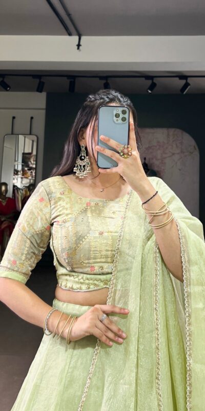 LNB 1100 Pista with Bead Work & Sequins Work. Allen Crush Lehenga Choli Best Price ₹3299. Delivery 4-6 Working Days. Shop now. | Bollywood Lehenga, Creative Lehenga, Designer Lehenga, Embroidered Lehenga, Lehenga, Party Wear Lehenga