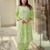 MF 627 Pista Rayon With Wid Lakhnavi Style Work Kurti Designer Work. Grab it for ₹1449. Delivery 4-6 Working Days. Shop now. | Bollywood Kurti, Creative Kurtis, Designer Kurti, Kurti, Party Wear Kurti, Selfie Kurti