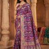 MS 546 Purple in Color Banarasi Silk Zari Work All Over Saree . Available at ₹1649 only. Delivery 4-6 Working Days. Shop now. | Creative Sarees, Embroidered Sarees, Bollywood Sarees, Designer Sarees, Ethnic Saree, Modern Digital sarees, Party Wear Sarees, Sarees