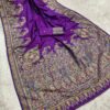 MB 46 Purple Color Pashmina Silk Woven Motifs Saree . Wedding, Party, Festive, Available at ₹2399 only. Delivery 4-6 Working Days. Shop now. | Creative Sarees, Embroidered Sarees, Bollywood Sarees, Designer Sarees, Ethnic Saree, Modern Digital sarees, Party Wear Sarees, Sarees