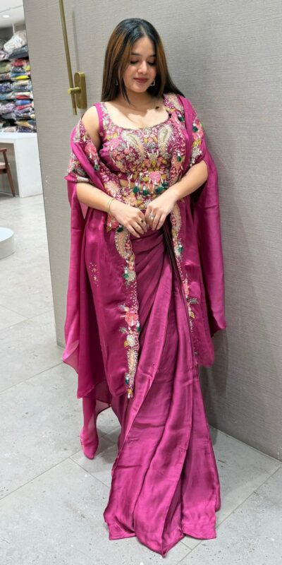 BE 425 Rani Pink Color Rangoli Silk Dhoti Suit with Embroidery Work. Best Price ₹1999. Delivery 4-6 Working Days. Shop now. | Jump Suits, Tops & Bottoms, Track Suits, Salwar suit, Casual Suits, Creative suits, Designer Suits, Palazzo Suits, Party Wear Suits, Patiala Suits, Straight Suits, Trendy Wear