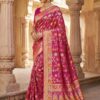 MS 546 Red in Color Banarasi Silk Zari Work All Over Saree . Available at ₹1649 only. Delivery 4-6 Working Days. Shop now. | Creative Sarees, Embroidered Sarees, Bollywood Sarees, Designer Sarees, Ethnic Saree, Modern Digital sarees, Party Wear Sarees, Sarees