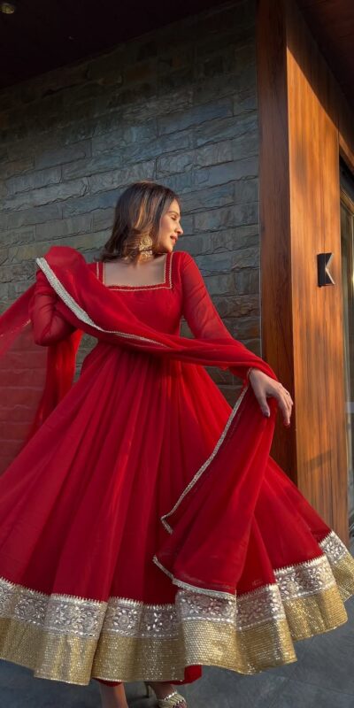 RTC 5961 Red in Color Blooming Georgette Lace Work Salwar Suit . Wedding, Party, Festive Grab it for ₹3049. Delivery 4-6 Working Days. Shop now. | Casual Suits, Jump Suits, Tops & Bottoms, Track Suits, Trendy Wear, Creative suits, Designer Suits, Palazzo Suits, Party Wear Suits, Patiala Suits, Salwar suit, Straight Suits