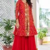 Ram 148 Red in Georgette Badhani print Embroidery Work & Mirror Work Salwar Suit . Exclusive Offer ₹2149. Delivery 4-6 Working Days. Shop now. | Casual Suits, Jump Suits, Tops & Bottoms, Track Suits, Trendy Wear, Creative suits, Designer Suits, Palazzo Suits, Party Wear Suits, Patiala Suits, Salwar suit, Straight Suits