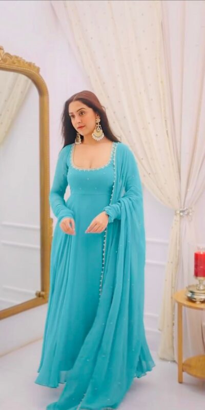 SRK 5312 Sky Blue Faux Georgette Salwar Suit Perfect for Wedding, Party, Pongal, Haldi, Ethnic Day – . Available at ₹1949 only. Delivery 4-6 Workin | Casual Suits, Jump Suits, Tops & Bottoms, Track Suits, Trendy Wear, Creative suits, Designer Suits, Palazzo Suits, Party Wear Suits, Patiala Suits, Salwar suit, Straight Suits
