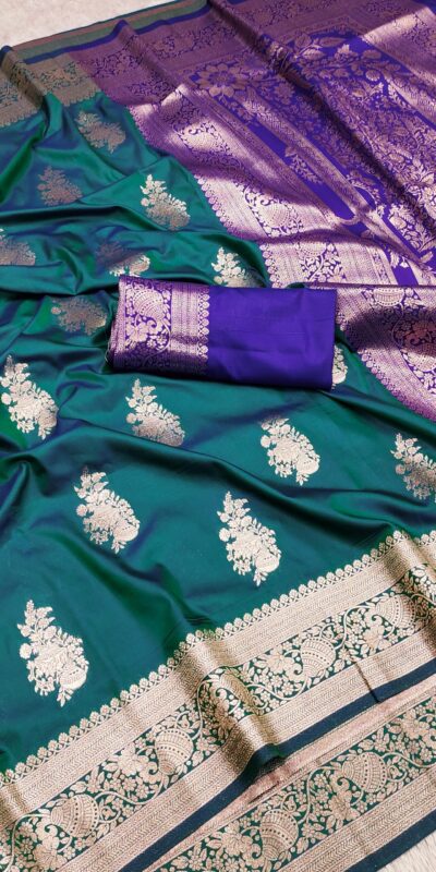 MB 1027 Teal in Banarasi Silk Zari Work & Lace Work Saree . Available at ₹1999 only. Delivery 4-6 Working Days. Shop now. | Creative Sarees, Embroidered Sarees, Bollywood Sarees, Designer Sarees, Ethnic Saree, Modern Digital sarees, Party Wear Sarees, Sarees