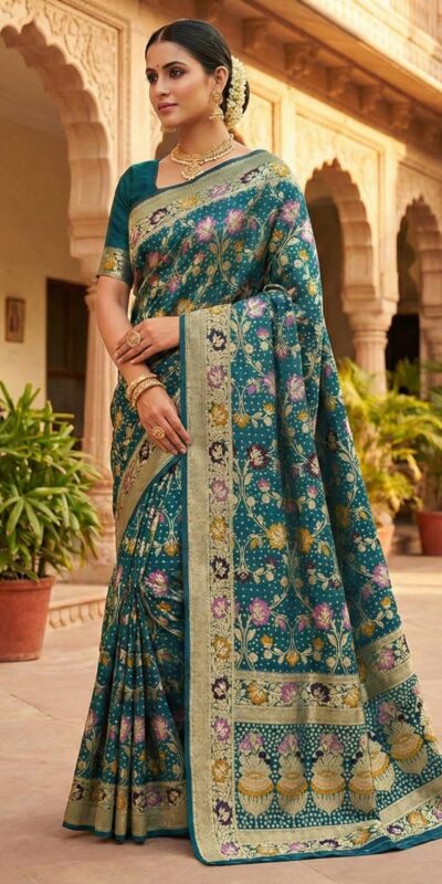 MS 546 Teal in Color Banarasi Silk Zari Work All Over Saree . Available at ₹1649 only. Delivery 4-6 Working Days. Shop now. | Creative Sarees, Embroidered Sarees, Bollywood Sarees, Designer Sarees, Ethnic Saree, Modern Digital sarees, Party Wear Sarees, Sarees
