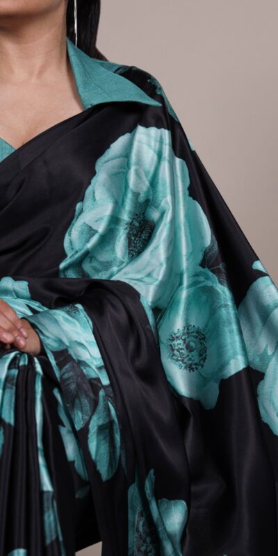 YNF 7027 Teal Satin Silk Saree Perfect for Wedding, Party, Sangeet, Makar Sankranti, Reception – . Special Price ₹1549. Delivery 4-6 Working Days | Creative Sarees, Embroidered Sarees, Bollywood Sarees, Designer Sarees, Ethnic Saree, Modern Digital sarees, Party Wear Sarees, Sarees