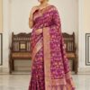 MS 546 Wine in Color Banarasi Silk Zari Work All Over Saree . Available at ₹1649 only. Delivery 4-6 Working Days. Shop now. | Creative Sarees, Embroidered Sarees, Bollywood Sarees, Designer Sarees, Ethnic Saree, Modern Digital sarees, Party Wear Sarees, Sarees