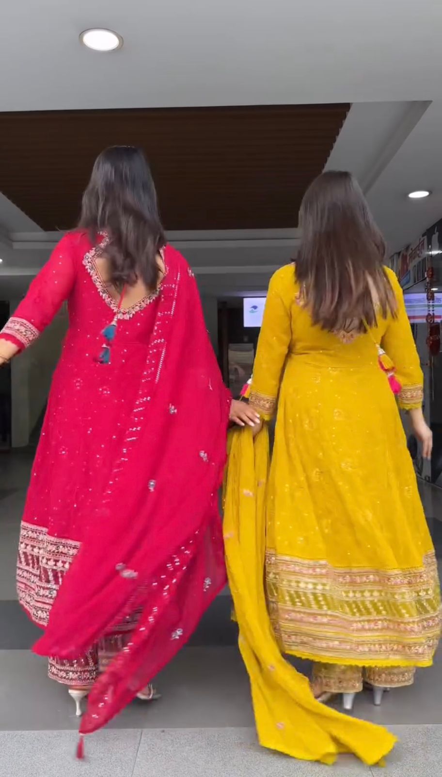 ST 1138 Yellow in Color Faux Georgette Embroidery Work Salwar Suit . Festive Deal ₹2099. Delivery 4-6 Working Days. Shop now. | Casual Suits, Jump Suits, Tops & Bottoms, Track Suits, Trendy Wear, Creative suits, Designer Suits, Palazzo Suits, Party Wear Suits, Patiala Suits, Salwar suit, Straight Suits