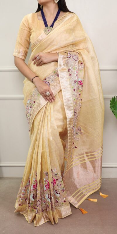 YNF 7401 Yellow in Zari Kota Tissue Zari Work & Embroidery Work Saree . Get it for ₹3199. Delivery 4-6 Working Days. Shop now. | Creative Sarees, Embroidered Sarees, Bollywood Sarees, Designer Sarees, Ethnic Saree, Modern Digital sarees, Party Wear Sarees, Sarees
