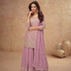 Onion Chinon Sequence Work Salwar Suit