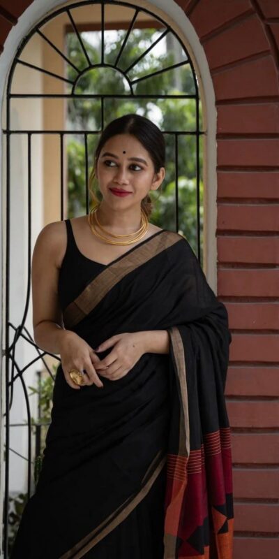 KPR 209 Black Soft Lilan Slab Saree with Lace Border & Lace Work. Now at just ₹1449. Delivery 4-6 Working Days. Shop now. | Creative Sarees, Bollywood Sarees, Designer Sarees, Embroidered Sarees, Ethnic Saree, Modern Digital sarees, Party Wear Sarees, Sarees