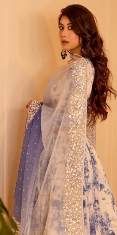 KT 273 Blue Georgette Lehenga Choli with Thread Embroidery & Embroidery Work. Affordable Price ₹1924. Delivery 4-6 Working Days. Shop now. | Bollywood Lehenga, Creative Lehenga, Designer Lehenga, Embroidered Lehenga, Lehenga, Party Wear Lehenga