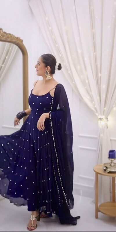 RTC 5972 Navy Blue Fendy Silk Salwar Suit with Lace Border & Lace Work. Special Price ₹2149. Delivery 4-6 Working Days. Shop now. | Casual Suits, Jump Suits, Creative suits, Designer Suits, Palazzo Suits, Party Wear Suits, Patiala Suits, Salwar suit, Straight Suits