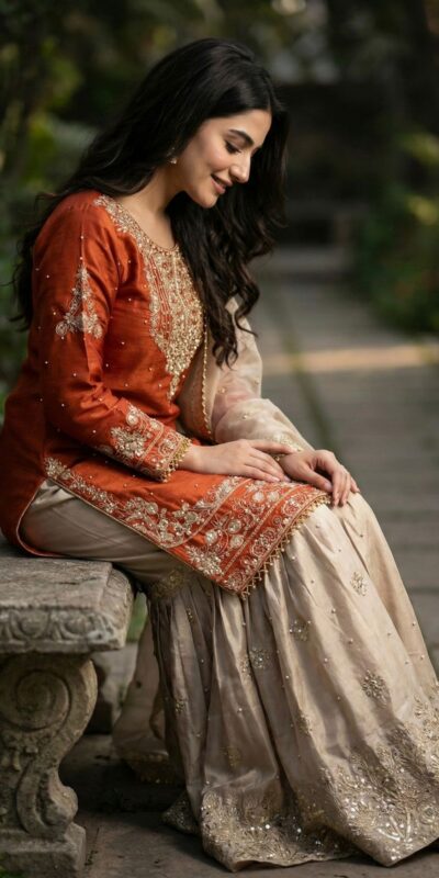 SR 1694 Orange Organza Silk Salwar Suit with Embroidery Work & Lace Work. Exclusive Offer ₹1999. Delivery 4-6 Working Days. Shop now. | Casual Suits, Jump Suits, Creative suits, Designer Suits, Palazzo Suits, Party Wear Suits, Patiala Suits, Salwar suit, Straight Suits