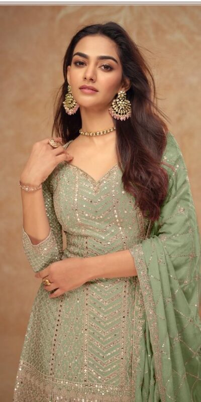 FC 7518 Pista Chinon Salwar Suit Perfect for Wedding, Party, Diwali, Durga Puja, Temple Visit – . Festive Deal ₹3099. Delivery 4-6 Working Days. | Casual Suits, Jump Suits, Tops & Bottoms, Track Suits, Trendy Wear, Creative suits, Designer Suits, Palazzo Suits, Party Wear Suits, Patiala Suits, Salwar suit, Straight Suits