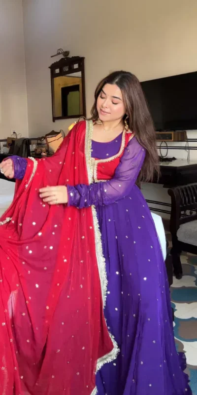 KD 1518 Purple Faux Georgette Salwar Suit Perfect for Wedding, Party, Raksha Bandhan, Housewarming, Bridal Wear – . Available at ₹2099 only. Delivery | Casual Suits, Jump Suits, Creative suits, Designer Suits, Palazzo Suits, Party Wear Suits, Patiala Suits, Salwar suit, Straight Suits