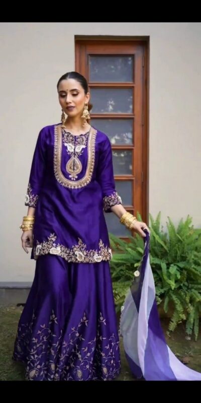 DC 95 Royal Purple Color Chinon Thread Sequence Work Salwar Suit . Wedding, Party, Festive, Best Price ₹1849. Delivery 4-6 Working Days. Shop now. | Casual Suits, Jump Suits, Creative suits, Designer Suits, Palazzo Suits, Party Wear Suits, Patiala Suits, Salwar suit, Straight Suits