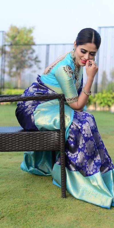 LKP 1071 Sky Blue in Soft Lichi Silk ace Border & Lace Work Saree . Exclusive Offer ₹1449. Delivery 4-6 Working Days. Shop now. | Creative Sarees, Bollywood Sarees, Designer Sarees, Embroidered Sarees, Ethnic Saree, Modern Digital sarees, Party Wear Sarees, Sarees