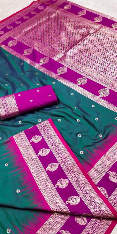 MB 188 Teal in Banarasi Silk Zari Work & Lace Work Saree .Wedding, Party, Festive, Events, Now at just ₹2049. Delivery 4-6 Working Days. Shop now. | Creative Sarees, Bollywood Sarees, Designer Sarees, Embroidered Sarees, Ethnic Saree, Modern Digital sarees, Party Wear Sarees, Sarees