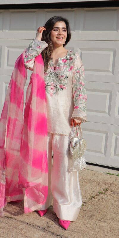 NSR 858 White Crap Silk Salwar Suit with Lace Work & Digital Print. Now at just ₹1899. Delivery 4-6 Working Days. Shop now. | Casual Suits, Jump Suits, Creative suits, Designer Suits, Palazzo Suits, Party Wear Suits, Patiala Suits, Salwar suit, Straight Suits