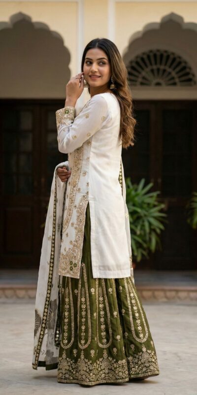 NSR 884 White Organza Silk Salwar Suit with Digital Print & Embroidery Work. Introductory Price ₹2149. Delivery 4-6 Working Days. Shop now. | Casual Suits, Jump Suits, Creative suits, Designer Suits, Palazzo Suits, Party Wear Suits, Patiala Suits, Salwar suit, Straight Suits