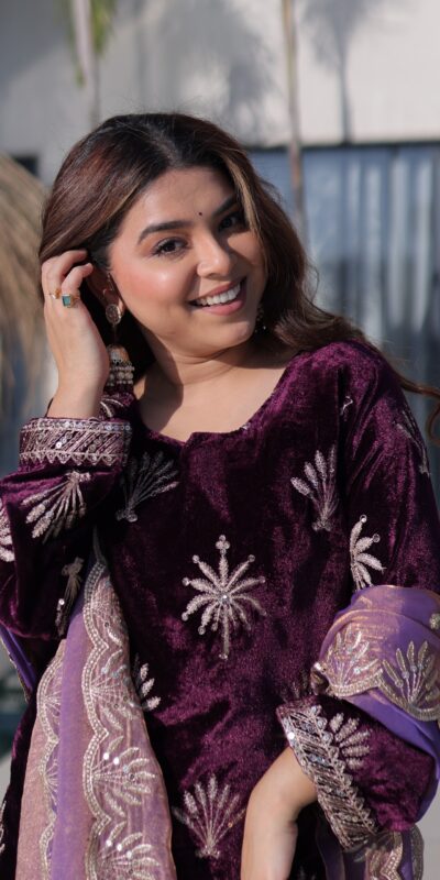 KA 1220 Wine Ice Velvet Salwar Suit with Embroidery Work & Zari Work. Exclusive Offer ₹2499. Delivery 4-6 Working Days. Shop now. | Casual Suits, Jump Suits, Creative suits, Designer Suits, Palazzo Suits, Party Wear Suits, Patiala Suits, Salwar suit, Straight Suits