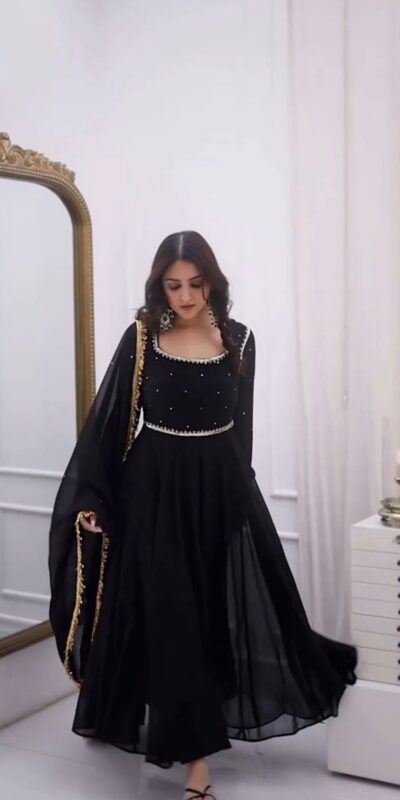 RTC 5965 Black in Color Faux Georgette Lace Work Salwar Suit . Wedding, Party, Festive, Get it for ₹2049. Delivery 4-6 Working Days. Shop now. | Casual Suits, Jump Suits, Creative suits, Designer Suits, Palazzo Suits, Party Wear Suits, Patiala Suits, Salwar suit, Straight Suits