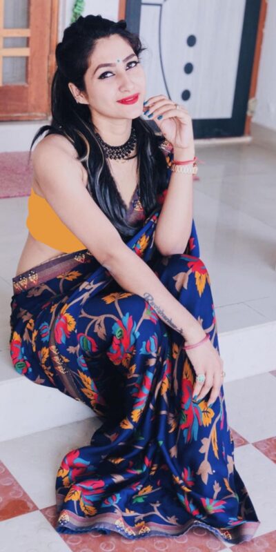 KT 131 Blue Digital Print & Lace Work Saree in Blue Softy Silk. Introductory Price ₹1499. Delivery 4-6 Working Days. Shop now. | Creative Sarees, Bollywood Sarees, Designer Sarees, Embroidered Sarees, Ethnic Saree, Modern Digital sarees, Party Wear Sarees, Sarees