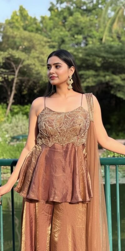 LG 2055 Brown Organza Silk Salwar Suit Perfect for Wedding, Party, Ganesh Chaturthi, Bridal Wear, Lohri – . Special Price ₹1849. Delivery 4-6 Working | Casual Suits, Jump Suits, Creative suits, Designer Suits, Palazzo Suits, Party Wear Suits, Patiala Suits, Salwar suit, Straight Suits