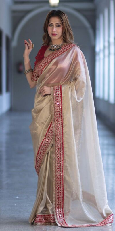 NC 5559 Cream Soft Twil Net Saree. Perfect for Wedding, Party, Onam, Family Gatherings, Mehendi – Festive Deal ₹1849. Delivery 4-6 Working Days | Creative Sarees, Bollywood Sarees, Designer Sarees, Embroidered Sarees, Ethnic Saree, Modern Digital sarees, Party Wear Sarees, Sarees